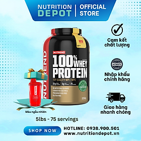 [TẶNG SHAKER] Sữa tăng cơ cho người tập gym (5lbs - 75 servings) – Nutrend 100% Whey Protein (Whey Protein Blend) - Nutrition Depot Vietnam