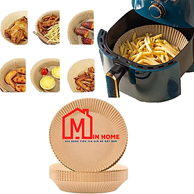Mua Set 50 Giấy Nến Lót Nồi Chiên Không Dầu Hấp Nướng Bánh Chống Dính