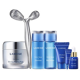 Bộ Mặt Nạ Ngủ Nâng Cơ Laneige Time Freeze Firming Sleeping Mask 60ml + Cây Lăn Massage Time Freeze Face-Fit Roller 1Ea + Tặng Bộ Quà Ngăn Ngừa Lão Hóa 5 Món