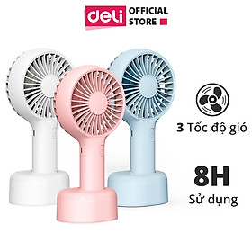 Mua Quạt mini cầm tay Deli - có đế cố định - Nhiều màu - 85811
