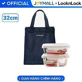 Bộ túi hộp cơm thủy tinh lock&lock 3ea llg428s2