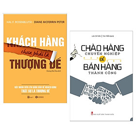 Hình ảnh Combo 2 Cuốn Sách Kinh Tế Hay: Chào Hàng Chuyên Nghiệp Để Bán Hàng Thành Công + Khách Hàng Chưa Phải Là Thượng Đế (Tặng Bookmark Happy Life)