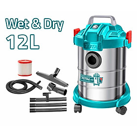 Mua MÁY HÚT BỤI 12L 800W TOTAL TVC14122 - HÀNG CHÍNH HÃNG