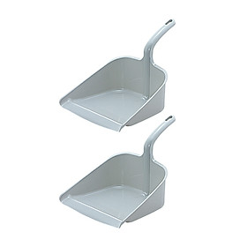 Xẻng Nhựa Hót Rác Siêu Bền Cỡ Lớn (Màu Xám) - Nội Địa Nhật Bản