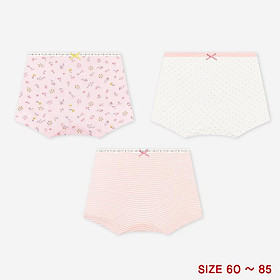 Set quần chip đùi cotton spandex cho bé gái Unifriend Hàn Quốc