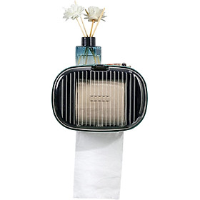 Hộp Đựng Giấy Vệ Sinh Gắn Tường Không Cần Khoan Bằng Nhựa Chống Nước Đa Năng Decor Nhà Thêm Xinh- Hàng Loại 1 - CHính Hãng MINIIN - Xanh