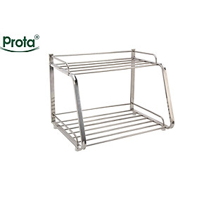 Kệ Lò Vi Sóng Inox Cao Cấp Mẫu Mới Loại Lớn Chắc Chắn Prota - PT-971