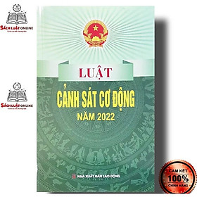 Hình ảnh Sách - Luật cảnh sát cơ động năm 2022