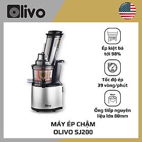 Mua Máy Ép Chậm Trái Cây OLIVO SJ200 Công Suất 260W Ép Kiệt Bã - Hàng chính hãng Olivo