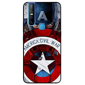 Ốp lưng in cho Vivo V15 Mẫu Cúc Tím