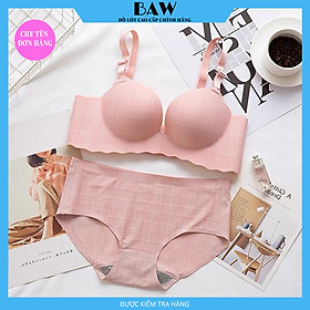 Áo Ngực Su Đệm Dày Nâng Ngực Tạo Khe Siêu Quyến Rũ Thương Hiệu Baw mã AN04 - Hồng - 3475