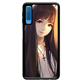 Ốp lưng cho Samsung Galaxy A7 mẫu GIRL 262 - Hàng chính hãng