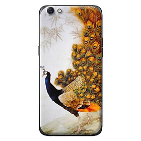 Ốp in cho Oppo A83 CÔNG VÀNG HOA 3 - Hàng chính hãng