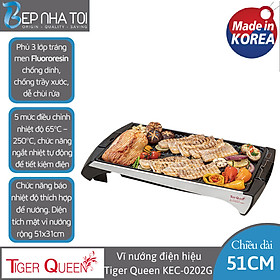 Mua Vĩ nướng điện Tiger Queen KEC-0202G - Sản xuất tại Hàn Quốc - Hàng chính hãng