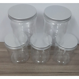 Combo 5 Hũ nhựa nắp nhôm vặn 500ML - 700ML - 1000ML