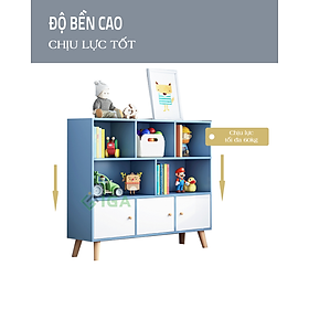 Mua Tủ Sách 3 Tầng Cho Bé Màu Xanh Cánh Trắng Phong Cách Nordic Hiện Đại  GP141