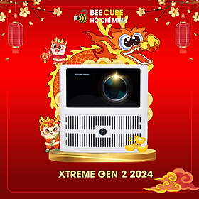 Mua Máy Chiếu Beecube (2023) Xtreme Gen II Wifi 6 - Auto KeysTone - Trợ Lý Ảo KiKi - Chân Đế Standii - Truyền Tải không Dây Qua Nhiều Thiết Bị - Full HD Hàng Chính Hãng