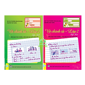 Hình ảnh sách Sách - Combo 2 cuốn Vở Chính Tả Lớp 2 (Biên soạn theo CT GDPT mới)