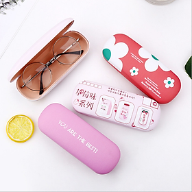 Hộp đựng kính nhiều màu sắc chống sốc, bảo vệ kính tối đa khi rơi vỡ, va đập mạnh - giao mẫu ngẫu nhiên