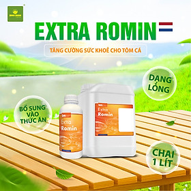 Dung dịch Extra Romin 1L – Chống oxy hóa, giảm stress, tăng sức đề kháng cho tôm cá