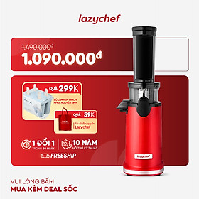 MÁY ÉP CHẬM MINI 3S LAZYCHEF - THÁO LẮP TRONG 3 GIÂY, BẢO HÀNH 12 THÁNG, HÀNG CHÍNH HÃNG