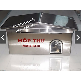 Mua HỘP THƯ – THÙNG THƯ INOX 2 MÁI