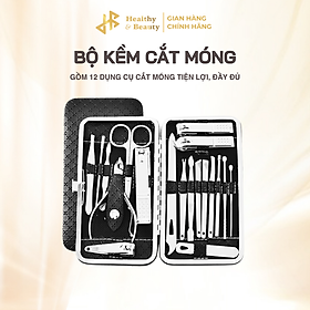 [HB GIFT] Bộ Kiềm 12 Món Tiện Lợi Thép Không Gỉ 