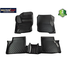 Thảm lót sàn xe ô tô Ford Focus 2012-2020 Nhãn hiệu Macsim chất liệu nhựa TPV cao cấp màu đen