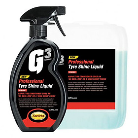 Chai xịt bảo dưỡng và tạo độ bóng lốp xe Farécla cao cấp G3 Pro Tyre Shine Liquid dung tích 500ml