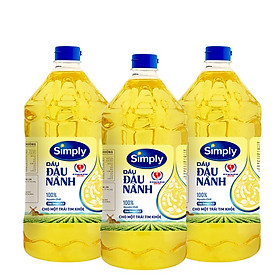 [Combo 3 chai] Dầu Đậu Nành Simply 2L