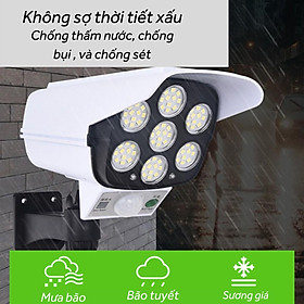 Mua Đèn năng lượng mặt trời  chống nước có điều khiển từ xa