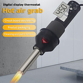 Mua  Giao Hang Ngay Máy Khò Hàn Điện Tử Cầm Tay IC SMD BGA  Có Màn Hình LCD Hiển Thị Nhiệt Độ  Có Thể Điều Chỉnh Nhiệt Độ  Điện Áp 220V  Công Suất 450W