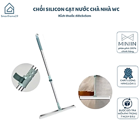 Cây Gạt Nước Chà Sàn Nhà Tắm Silicon Thông Minh Xoay 360 Độ LOẠI 50CM - HÀNG CHÍNH HÃNG MINIIN