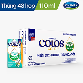 Thùng 48 Hộp Sữa uống dinh dưỡng Vinamilk ColosGold 110ml