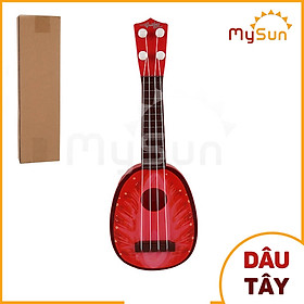 Cây đàn Ukulele đồ chơi nhạc cụ trẻ em 4 dây mini cho bé phát triển trí tuệ thông minh