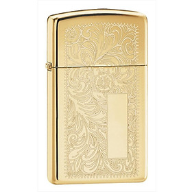 Bật Lửa Zippo Venetian Slim Brass 