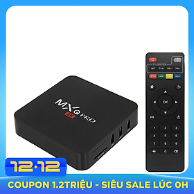 TV Box MXQ 4K Pro 2G+16G Chip tốt S905W Tích hợp FPT Play - Biến TV thường thành Smart TV
