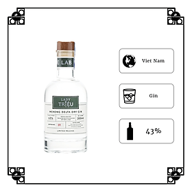 Hình ảnh Lady Triệu – Mekong Delta Dry Gin 200ml