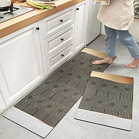 Mua Thảm Bếp PVC Chống Thấm Nước Dễ Vệ Sinh Họa Tiết Kim Cương