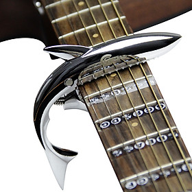 Capo cá mập GC-02 - Capo guitar acoustic, guitar điện - Capo Ukulele hợp kim kẽm siêu bền chắc
