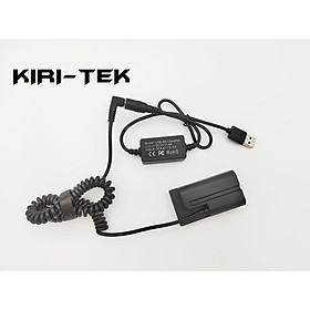 Bộ chuyển đổi USB F550F970 Coupler NP-F Dummy Pin Spring Cáp phù hợp với DK-415 cho Sony HXR-NX5 HXR-NX100 PXW-Z150 NEX-FS100 AC-VL1