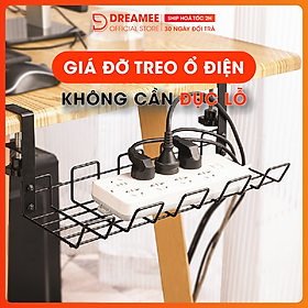 Mua Giá đỡ treo cắm điện kẹp bàn  không cần đục lỗ - Giá đỡ ổ điện tiện lợi cho Decor