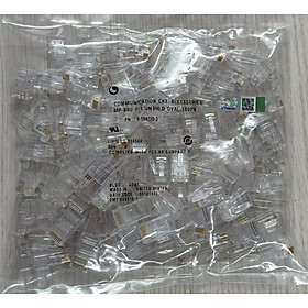 Đầu mạng RJ45 Cat5 AMP/Commscope chính hãng (100 cái) mã 6-554720-3 - Hàng chính hãng