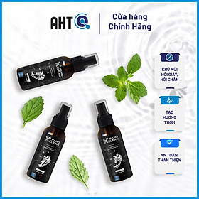 [Combo 3 ] Chai xịt khử mùi giày Nano Xclean Nano Bạc AHT Corp 50ml - Khử mùi, diệt khuẩn giày dép