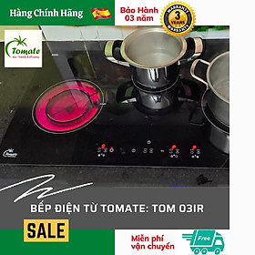 Bếp điện từ TOM 03IR. Tomate Tây Ban Nha. Hàng Chính Hãng