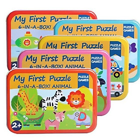 Bộ Ghép Hình Đầu Tiên Cho Bé Từ 2 Tuổi (6 Hình) My First Puzzle