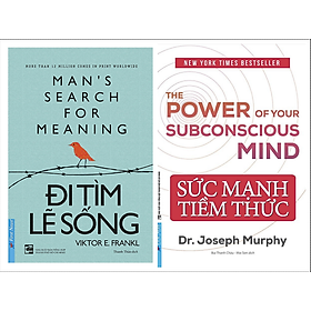 Combo Sức Mạnh Tiềm Thức + Đi Tìm Lẽ Sống (2 Cuốn)