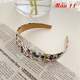 Cài tóc in hoa màu sắc retro độc đáo thời trang C47