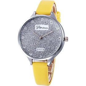 Quartz Wristwatch Women'S Watches Casual Leather Accessories Bracelet Clock