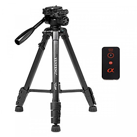 Combo Chân Máy Ảnh Tripod Yunteng VCT-668 + Remote Cho Máy Ảnh - Hàng Nhập Khẩu